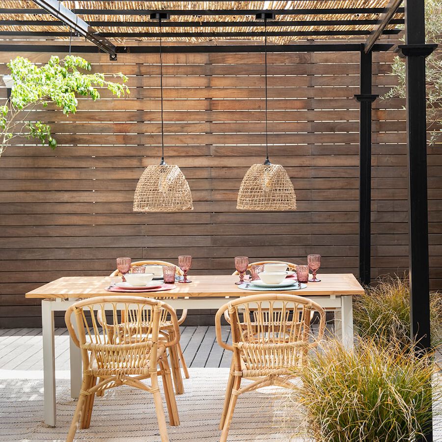 Lámpara de techo de cuerda 35x29cm