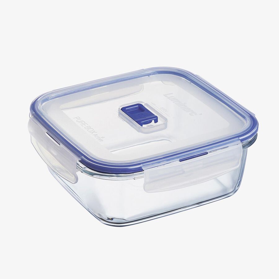 Taper herm&eacute;tico cuadrado de cristal Purebox 122cl