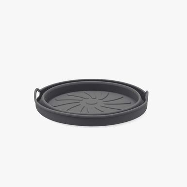 Cesta de silicona plegable redonda para freidora &Oslash;20x7cm