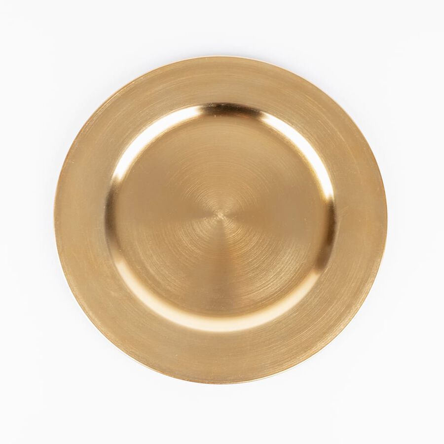 Bajo plato dorado &Oslash;33cm