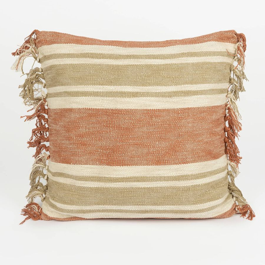 Funda de coj&iacute;n roja de algod&oacute;n Eneli 45x45cm