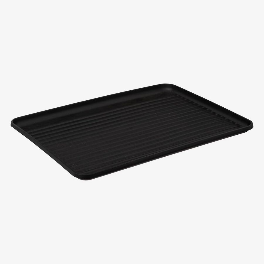 Escurreplatos plegable Foldix de metal negro 43,5x40,5cm