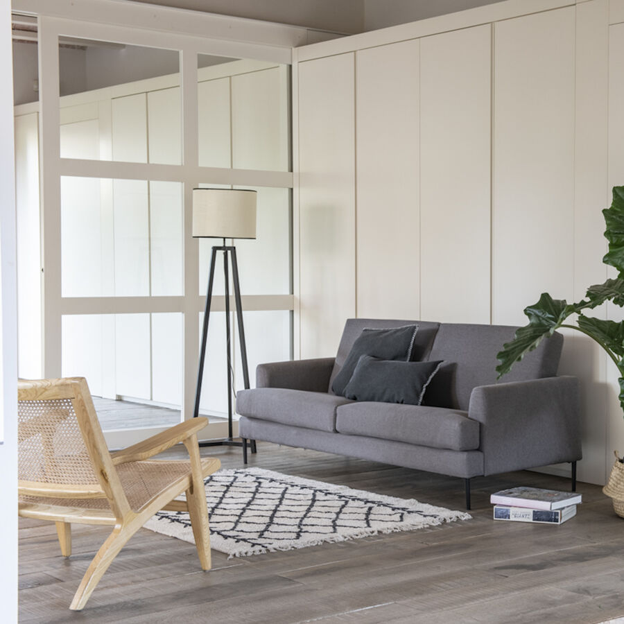 Alfombra de algod&oacute;n de rombos 170x120cm