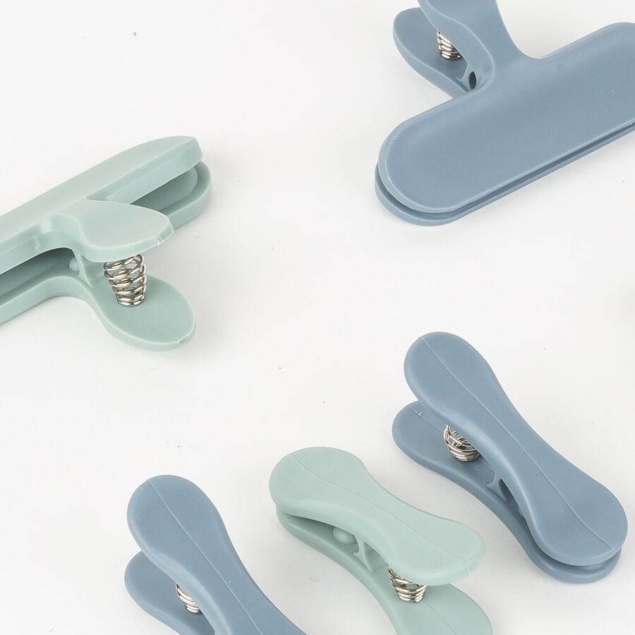 Set de 7 pinzas para cierre de bolsas