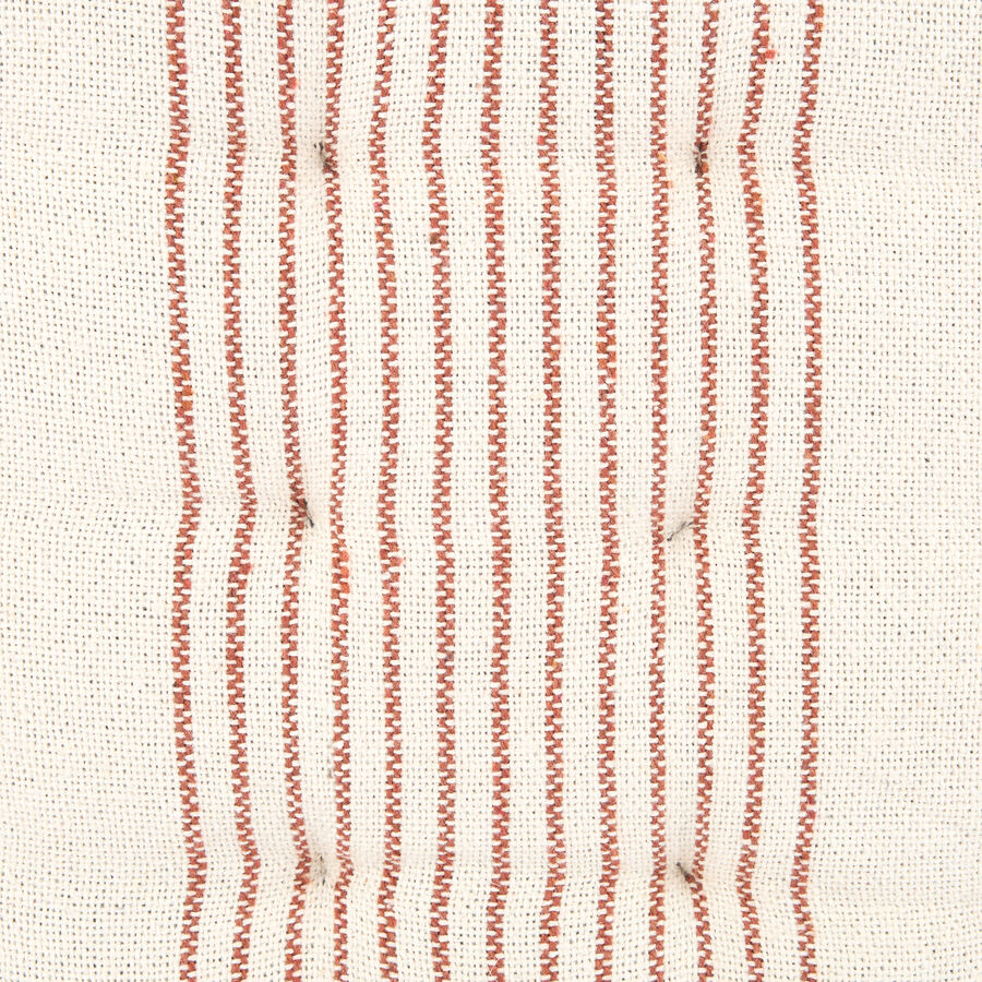 Cojín de silla de algodón rayas cobre Stripes 40x40cm