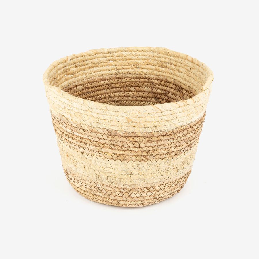 Macetero de ca&ntilde;a Riges &Oslash;25x19cm