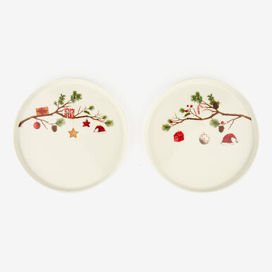 Plato de Navidad de cerámica Ø21cm en varios modelos