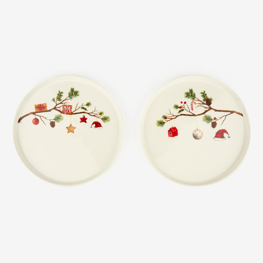 Plato de Navidad de cerámica Ø21cm en varios modelos