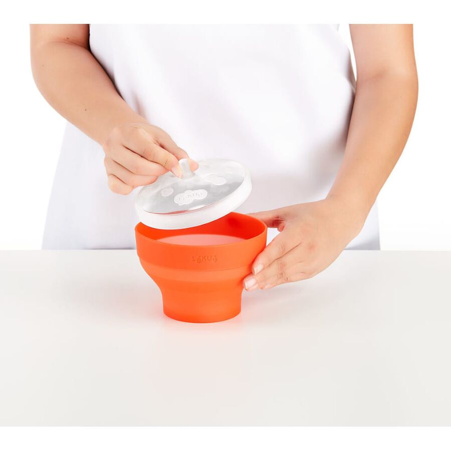 Set de 2 mini palomiteros para microondas Pop Corn - Lékué