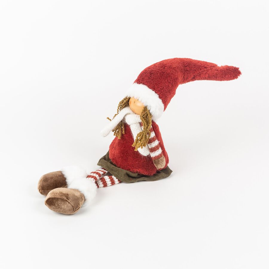 Muñeco de Navidad sentado gorro 67cm en varios modelos