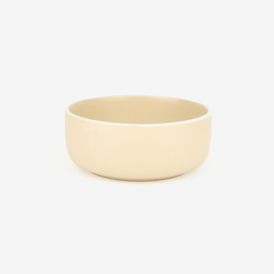 Vajilla de 18 piezas de cerámica beige Galar