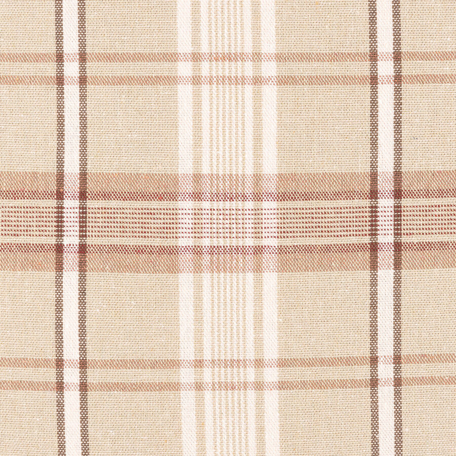 Funda de coj&iacute;n de algod&oacute;n reciclado Tart&aacute;n uva Sira 45x45cm