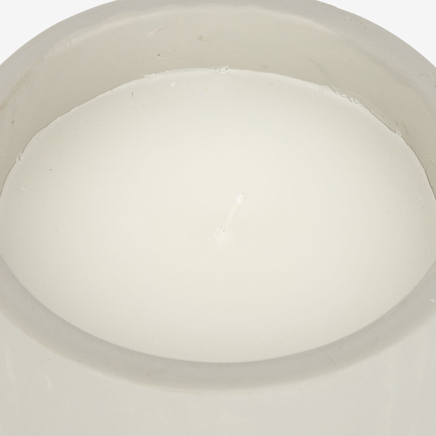 Vela en vaso de citronela y Lemongrass beige Pot 10cm