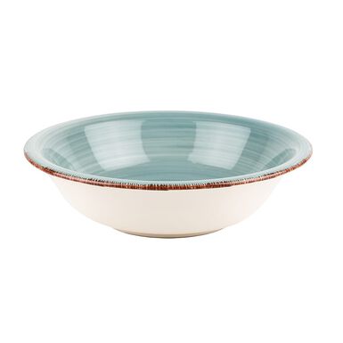 Ensaladera azul de gres Vita Ø23cm