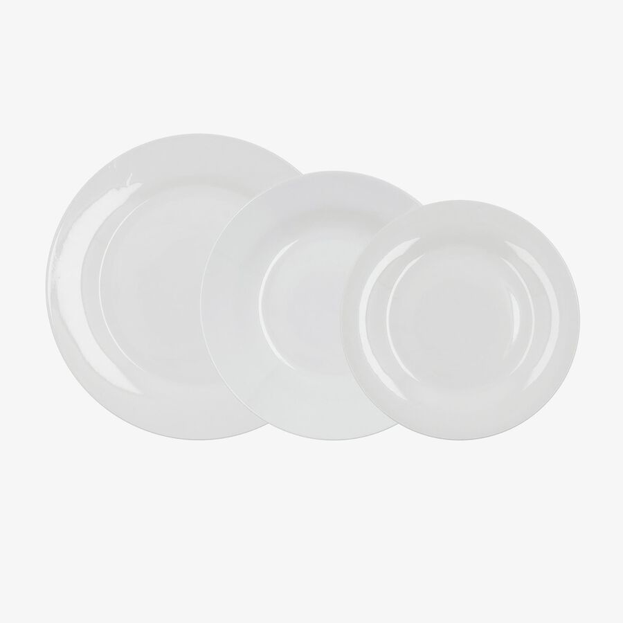 Vajilla de 18 piezas porcelana brillo Vetra