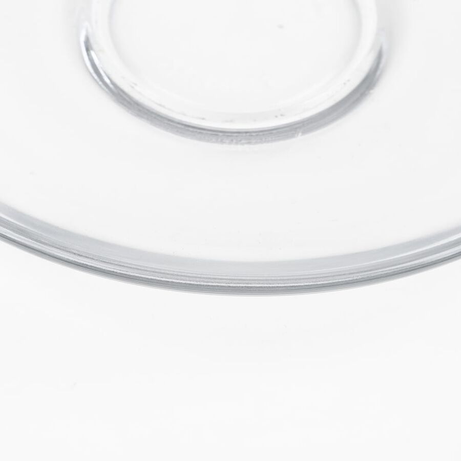 Plato de cristal transparente Cigogne 13cm