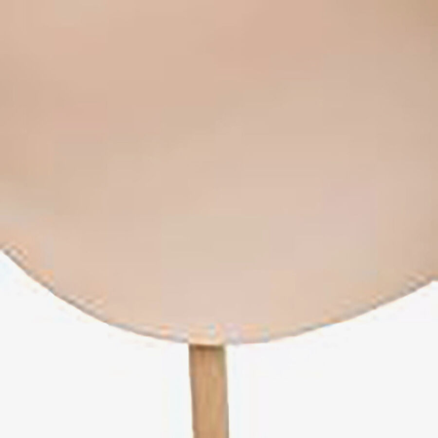Silla de comedor de polipropileno beige Orel 