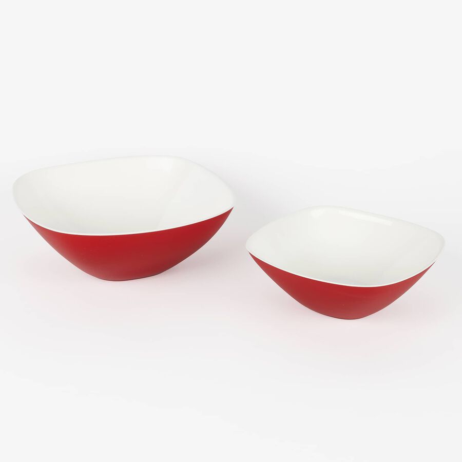 Bol ensaladera de polipropileno rojo y blanco &Oslash;25cm - Guzzini