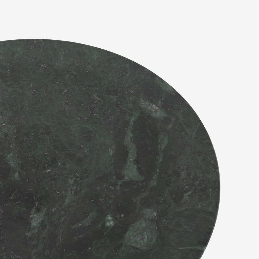 Mesa auxiliar de mármol verde Kern Ø35x58cm Clau&Chloe
