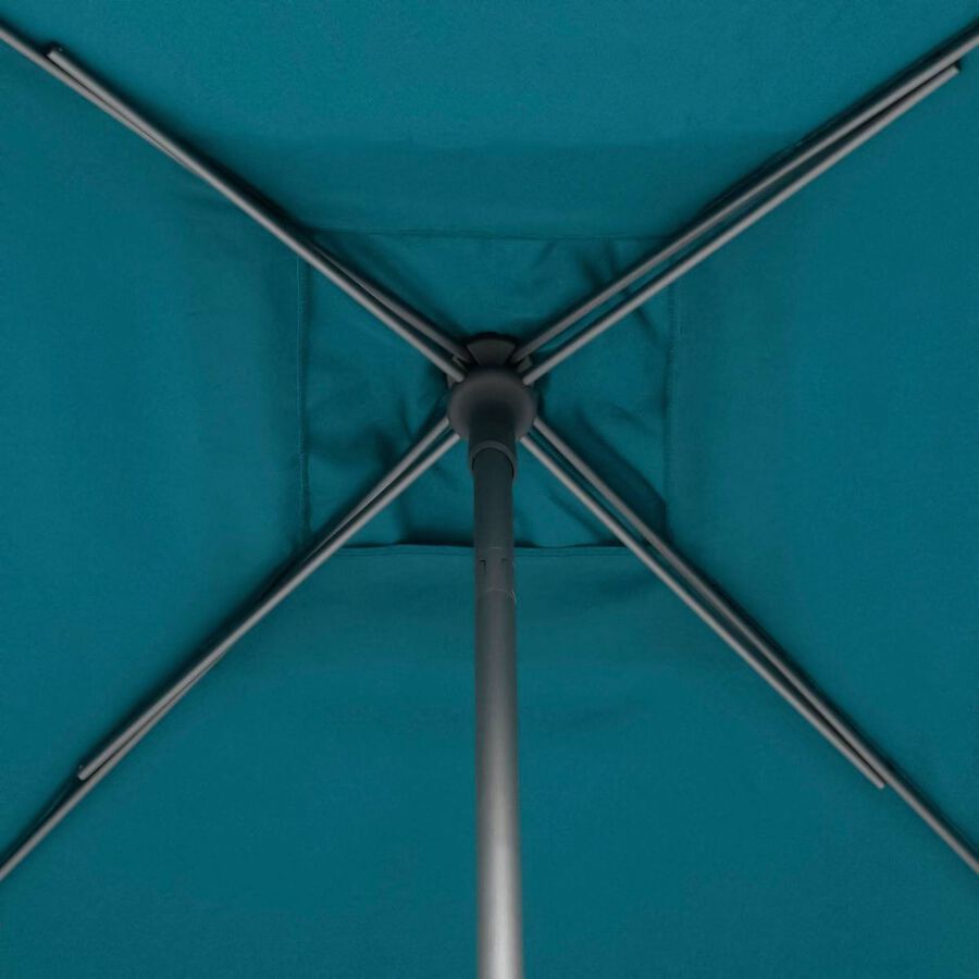 Parasol de acero inoxidable azul Sena 250x250cm