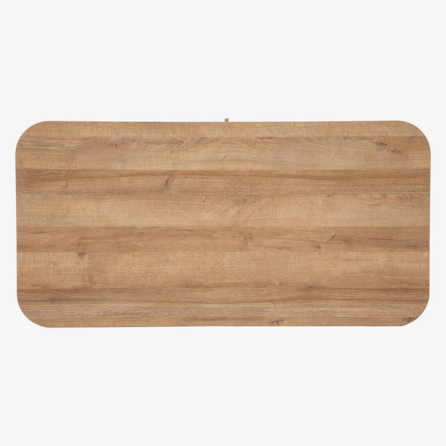 Mesa auxiliar de 2 puertas de madera Ivara