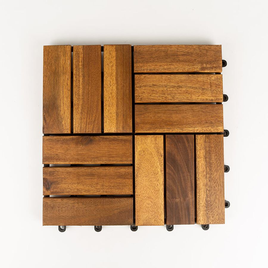 Loseta para jard&iacute;n de madera de acacia