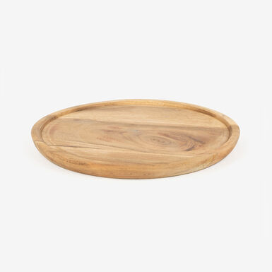 Centro de madera de acacia Salcam &Oslash;22cm