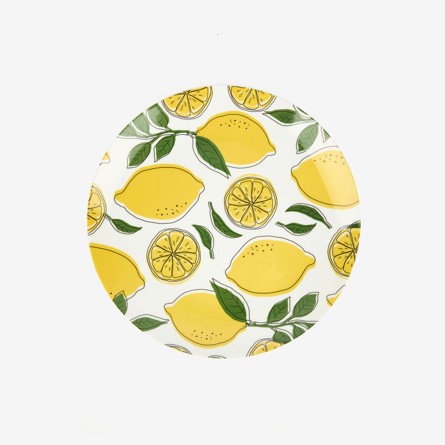 Plato de postre de melamina Lemon &Oslash;20cm
