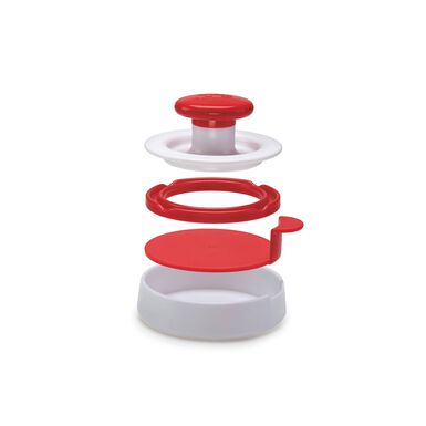 Molde de hamburguesa de pl&aacute;stico 11x14x6cm