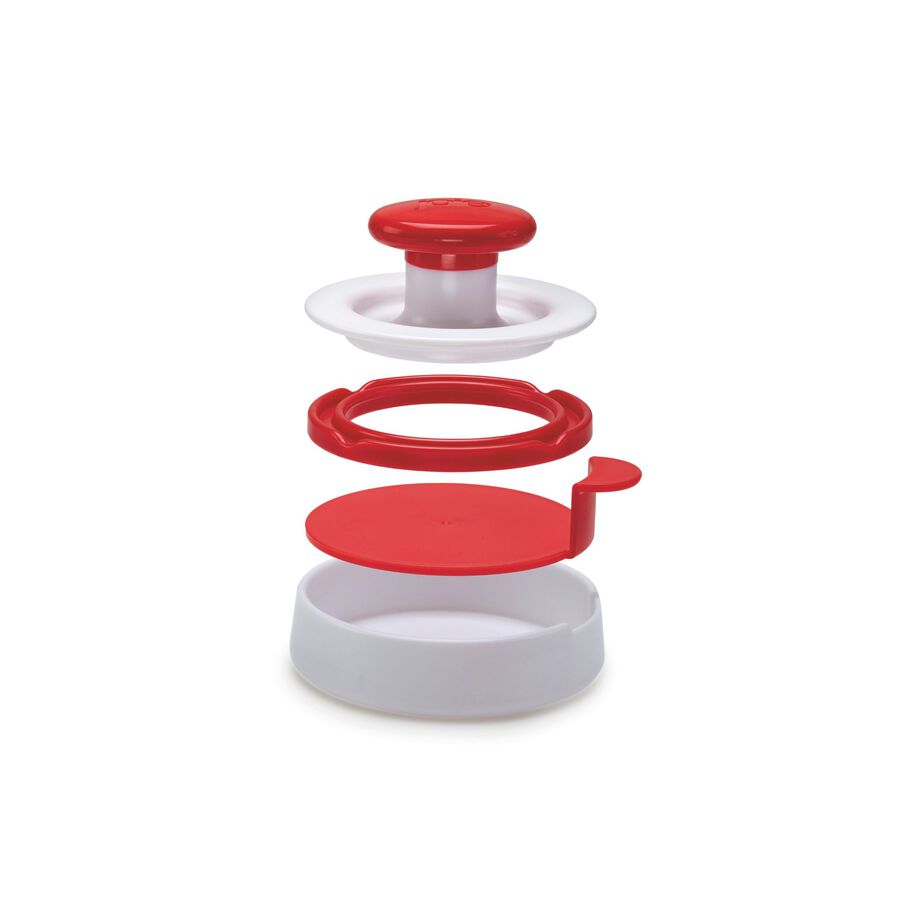 Molde de hamburguesa de pl&aacute;stico 11x14x6cm