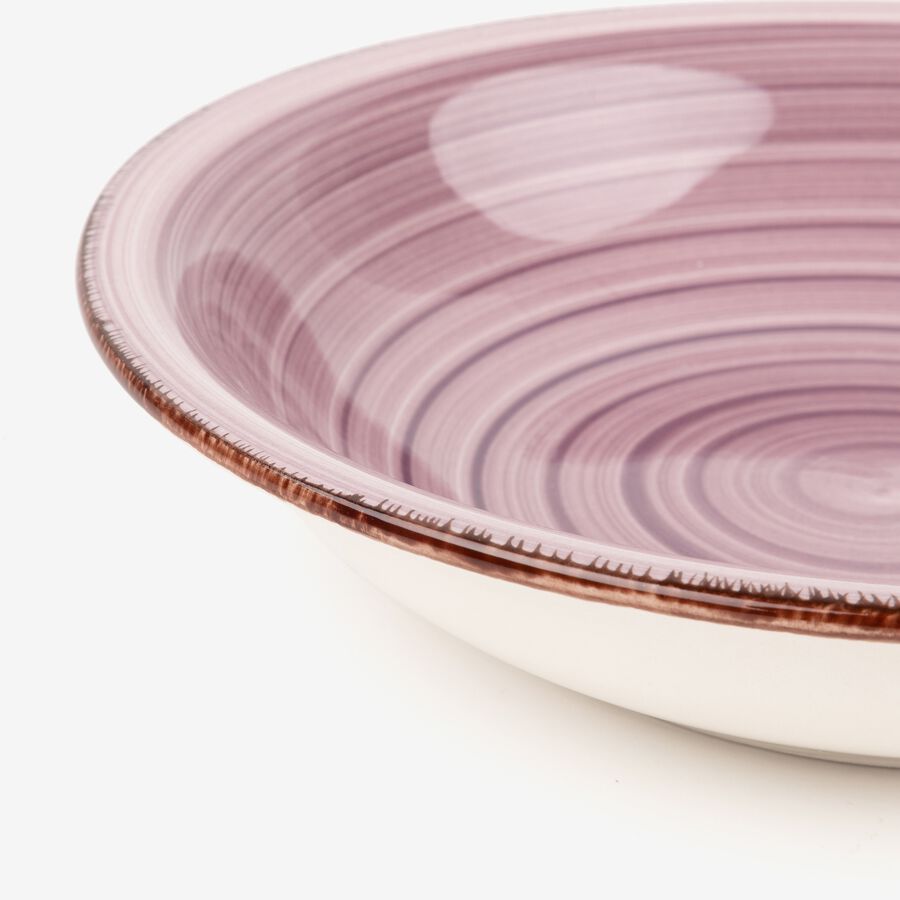 Vajilla de 18 piezas rosa Vita