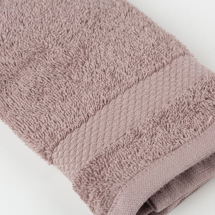 Toalla de tocador de algodón berenjena Vic 30x50cm - 500 gr/m²