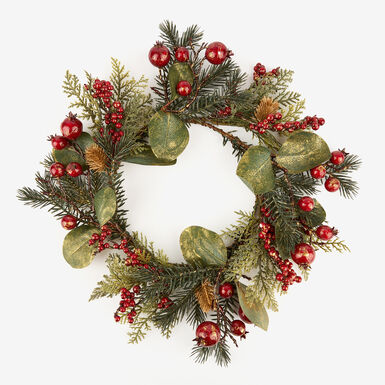 Corona decorativa de bayas &Oslash;35cm