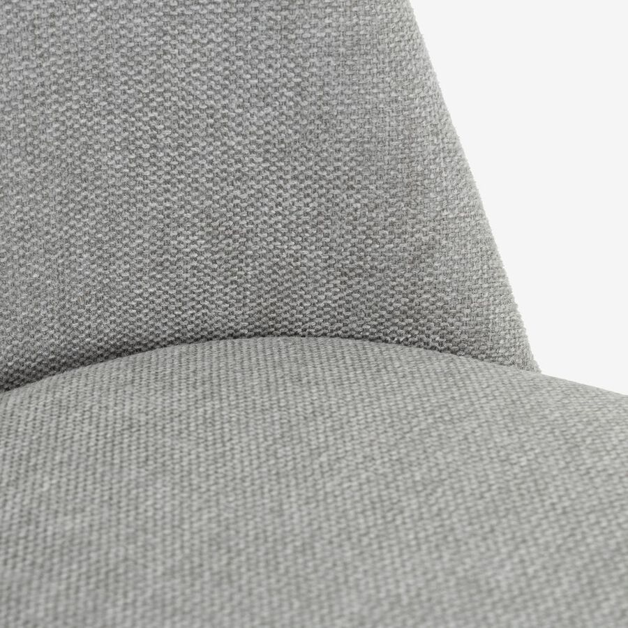 Silla de comedor gris claro Mina 49x60cm