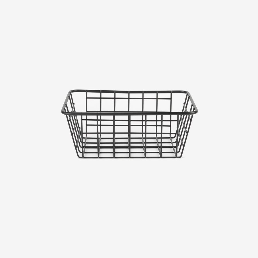 Cesta rectangular de metal 20x15,5x8cm