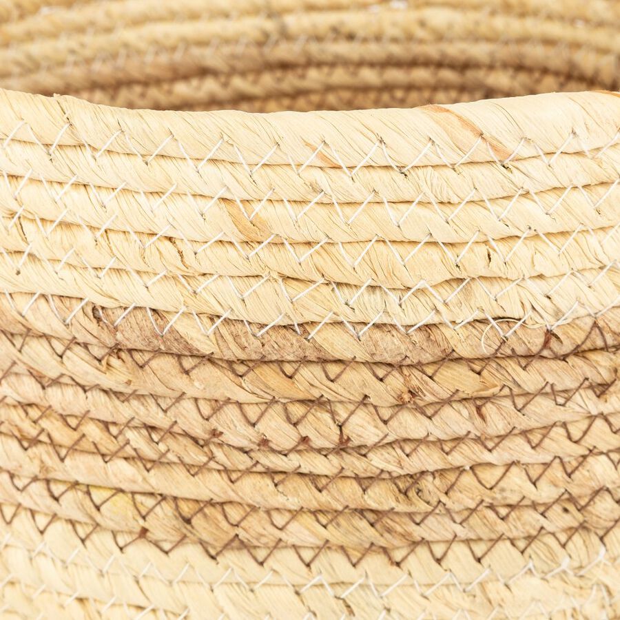 Macetero de ca&ntilde;a Riges &Oslash;25x19cm