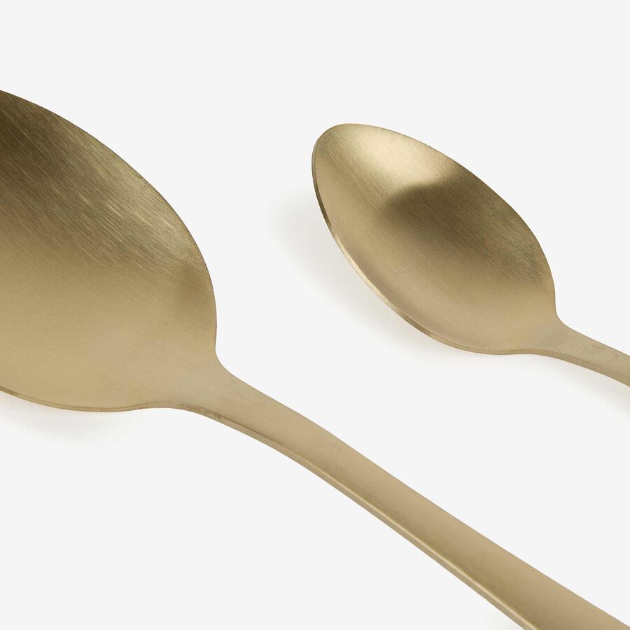 Set de 16 cubiertos de acero inoxidable Golden