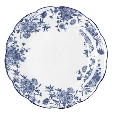 Plato llano azul de porcelana Charlotte &Oslash;26cm