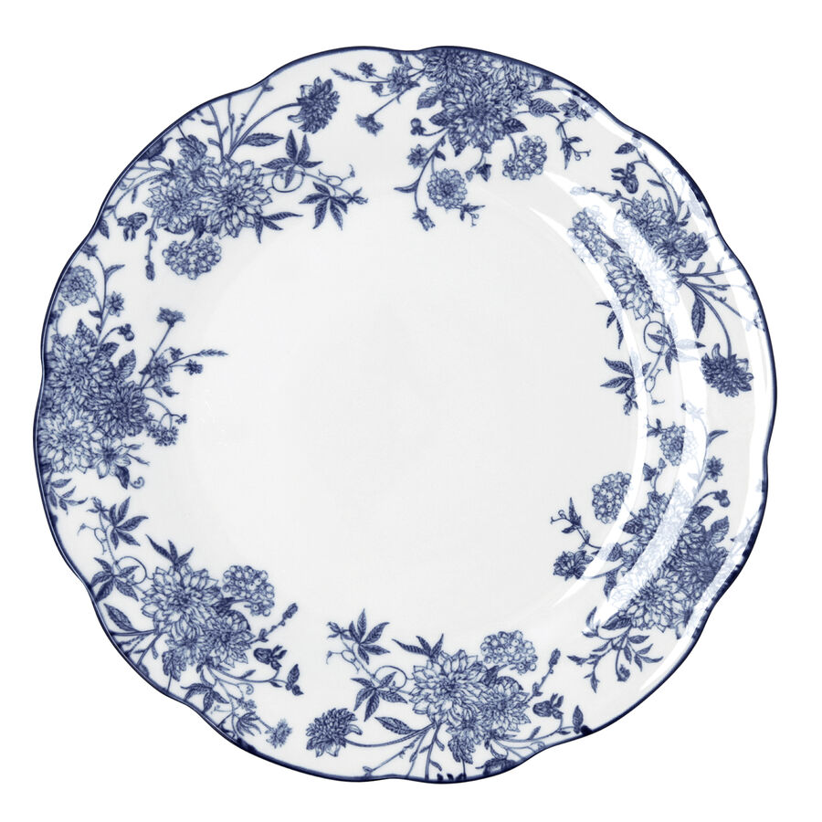 Plato llano azul de porcelana Charlotte &Oslash;26cm