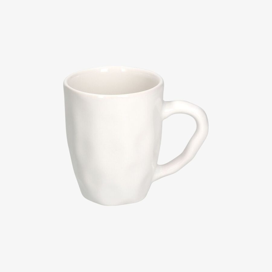 Mug de gres blanco Nordic 36cl