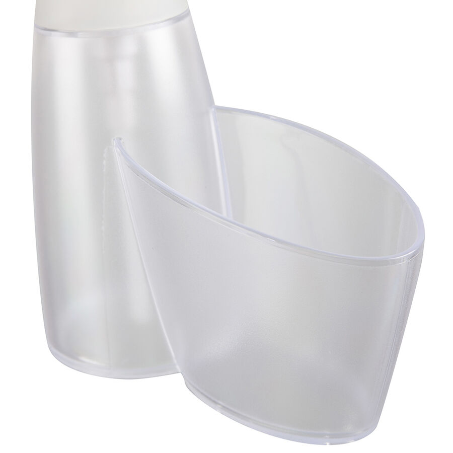 Dispensador de jab&oacute;n de cocina con estropajero Cleankit 35cl