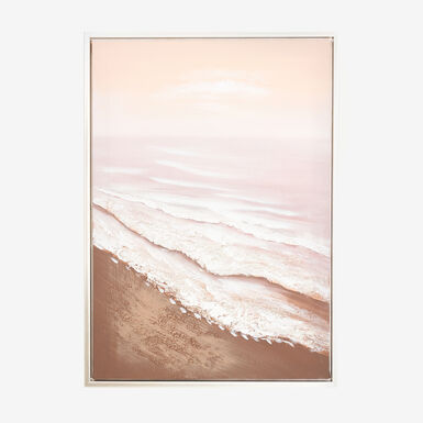 Cuadro con marco y cristal Waves n&ordm;1 50x70cm