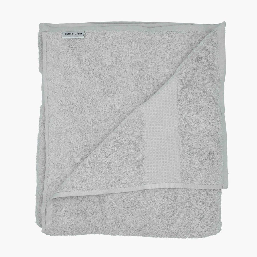 Toalla de ba&ntilde;o de algod&oacute;n 100% gris Armon&iacute;a 100x150cm - 500 g/m&sup2;