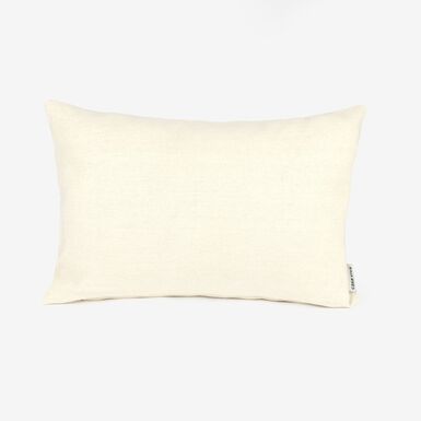 Funda de coj&iacute;n blanca de lino Detroit 30x45cm