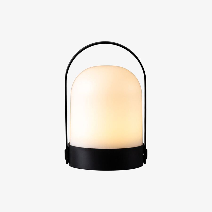 L&aacute;mpara de mesa inal&aacute;mbrica LED para exterior con asa Faro &Oslash;13x21cm