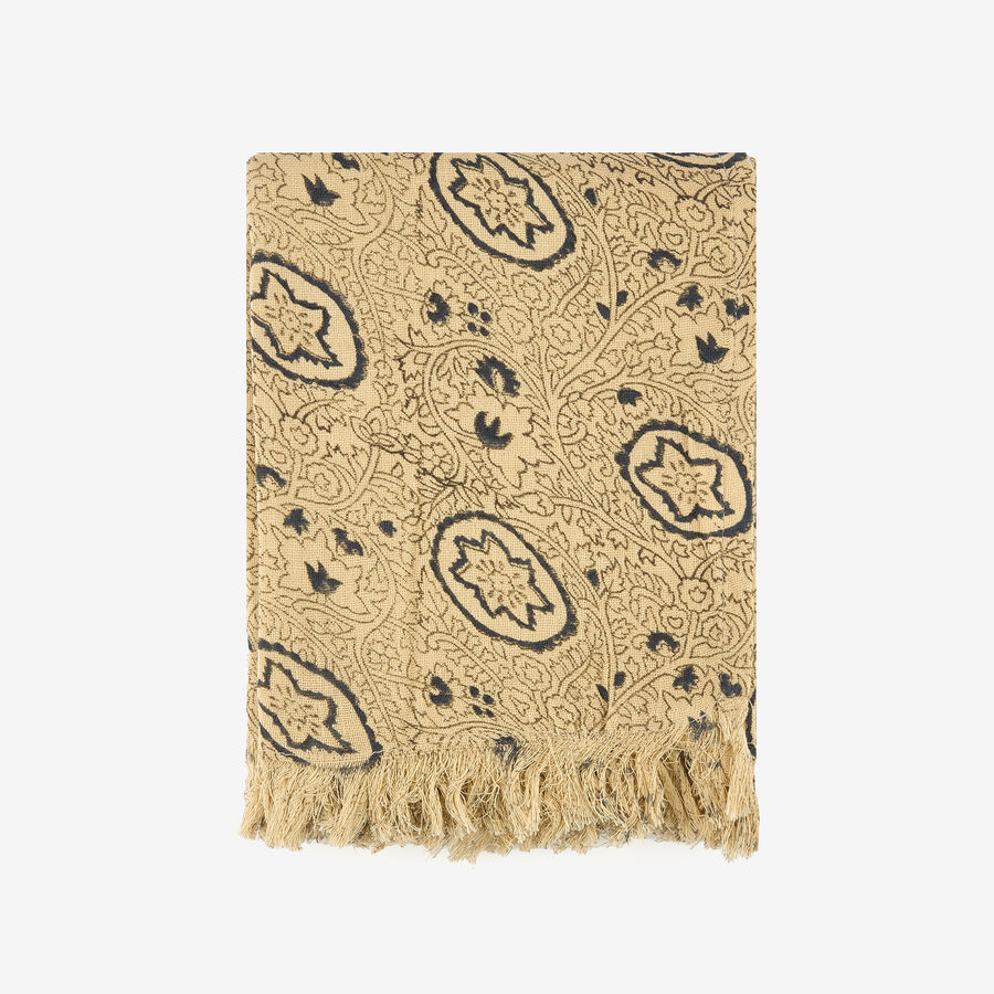 Plaid de algodón flores Mia 130x170cm Clau&Chloe