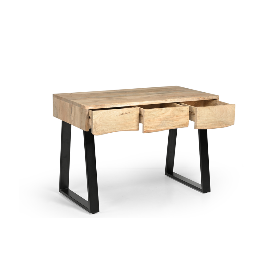 Escritorio de madera de acacia Jaipur 120x60x80cm