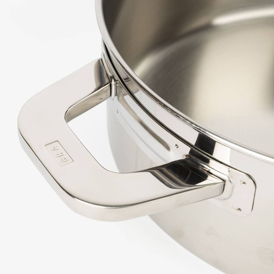 Cacerola de acero inoxidabe con tapa Advance &Oslash;28cm