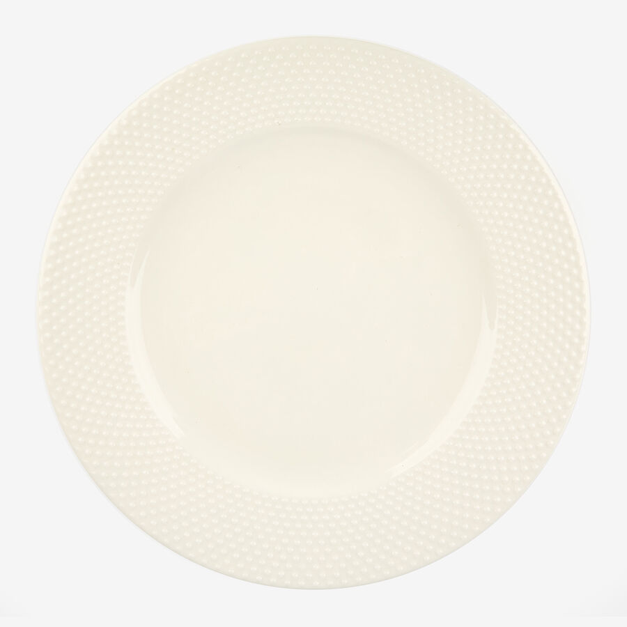 Vajilla de 12 piezas de cer&aacute;mica blanca Meloni