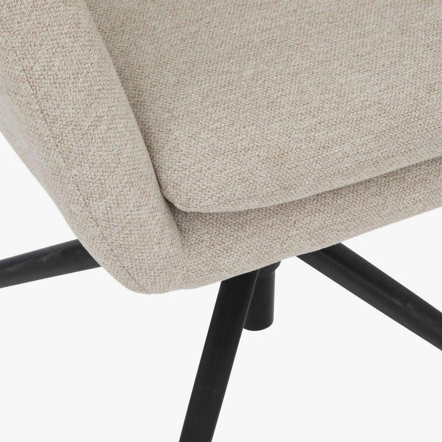 Sill&oacute;n de escritorio beige Giren 